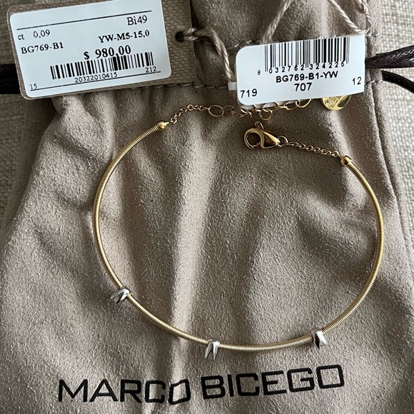 Marco Bicego
18K Yellow & White Gold Bi49 Diamond Bracelet - 100% Exclusive - Picture 5 of 5